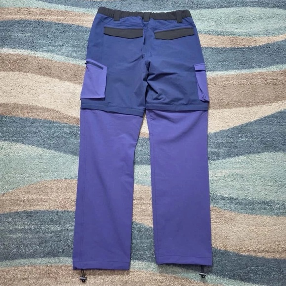 Block Zip-Off Pants Blue Ribbon Men’s Medium Convertible Hiking NWT - Picture 2 of 12
